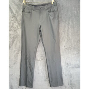 Greg Norman‎ Mens 34x34 Light Gray Five Pocket Stretch Tech Pants Performance
